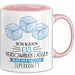 Eis-Liebhaber Tasse Geschenk Ich Kann Eis Verschwinden Lassen Was Ist Deine Superkraft Rosa Trendation