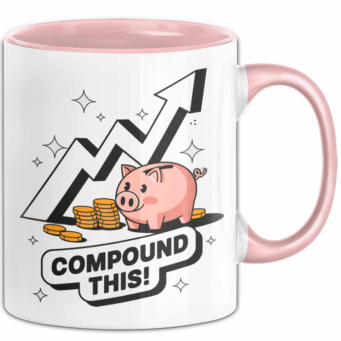 Investor Tasse Geschenk Lustige Geschenkidee Spruch Für Vermögens Erbauer Rosa Trendation