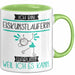 Eiskunstläuferin Tasse Geschenk Ich Bin Eiskunstläuferin Warum Weil Ich Es Kann Geschenkidee Geburtstag Grün Trendation