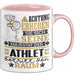 Athlet Geschenk Tasse Lustiger Spruch Erheben Sie Sich Der Athlet Betritt den Raum Rosa Trendation