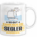 Segler Geschenk Tasse So Gut Kann Nur Ein Segler Aussehen Geschenkidee Kaffee-Becher Weiß Trendation
