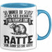Ratten-Besitzer Tasse Geschenk Sei Immer Du Selbst Es Sei Denn Du Kannst Eine Ratte Sein Blau Trendation