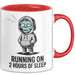 Minimal Schläfer Tasse Geschenk Lustige Geschenkidee Spruch Für Müde Menschen Rot Trendation