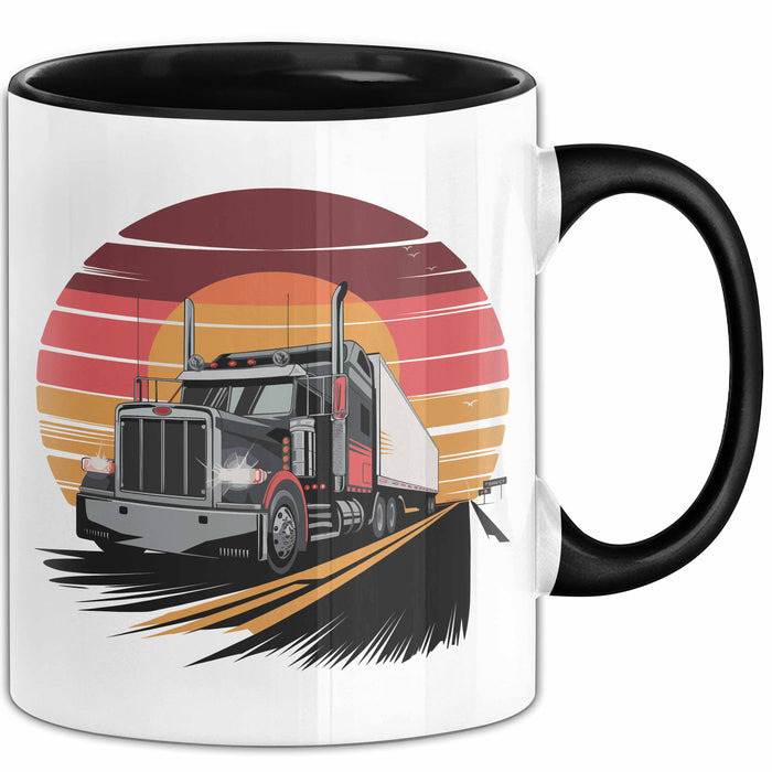 Lkw Fahrer Tasse Geschenkidee für Trucker Lustiger Spruch Trendation