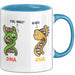 Naturwissenschaft Biologie Lehrer Biologe Tasse Geschenk Lustige Geschenkidee Spruch Immer Noch Single Blau Trendation