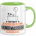 Hundemasseur Geschenk Tasse So Gut Kann Nur Ein Hundemasseur Aussehen Geschenkidee Kaffee-Becher Grün Trendation