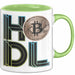 Kryptowährungs Fan Tasse Geschenkidee für Krypto Besitzer Grün Trendation