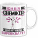 Chemiker Tasse Geschenk für Chemiker Geburtstag Lustiger Spruch Kaffee-Becher Was Ist Deine Superkraft Weiß Trendation