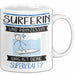 Surferin Und Prinzessin Tasse Geschenk Für Eine Surferin Geburtstag Was Ist Deine Superkraft Weiß Trendation