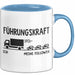 Lkw Fahrer Trucker Tasse Geschenk Lustige Geschenkidee Spruch Führungskraft Blau Trendation