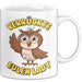 Eule Tierliebhaber Tasse Geschenk Lustige Geschenkidee Spruch Verrückte Eulen Lady Weiß Trendation