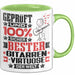 Gitarrenvirtuose Geschenk Lustiger Spruch für Gitarrenvirtuose Geschenkidee Bester Gitarrenvirtuose Der Welt Grün Trendation
