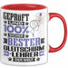 Gleitschirmlehrer Geschenk Lustiger Spruch für Gleitschirmlehrer Geschenkidee Bester Gleitschirmlehrer Der Welt Rot Trendation