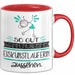 Eiskunstläuferin Geschenk Tasse So Gut Kann Nur Eine Eiskunstläuferin Aussehen Geschenkidee Geburtstag Weihnachten Lustig Rot Trendation