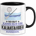Kajakfahrer Geschenk Tasse So Gut Kann Nur Ein Kajakfahrer Aussehen Geschenkidee Kaffee-Becher Schwarz Trendation