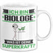 Biologe Tasse Geschenk für Biologe Geburtstag Lustiger Spruch Kaffee-Becher Was Ist Deine Superkraft Weiß Trendation