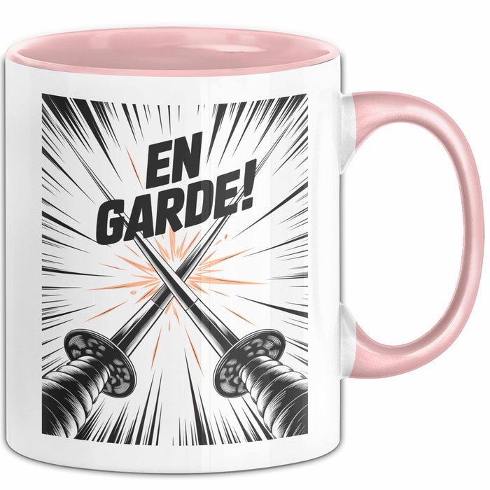 Fechter Tasse Geschenk Lustige Geschenkidee Spruch Für Schwertsport Fans Rosa Trendation