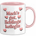 Büroarbeit Kollege Tasse Geschenk Lustige Geschenkidee Spruch Mach'S Gut Lieblings Kollegin Rosa Trendation