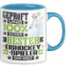 Eishockeyspieler Geschenk Lustiger Spruch für Eishockeyspieler Geschenkidee Bester Eishockeyspieler Der Welt Blau Trendation