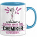 Chemiker Geschenk Tasse So Gut Kann Nur Ein Chemiker Aussehen Geschenkidee Kaffee-Becher Blau Trendation
