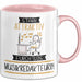 Musikredakteurin Tasse Geschenk Becher Stark Attraktiv Furchtlos Musikredakteurin Lustige Geschenkidee Rosa Trendation