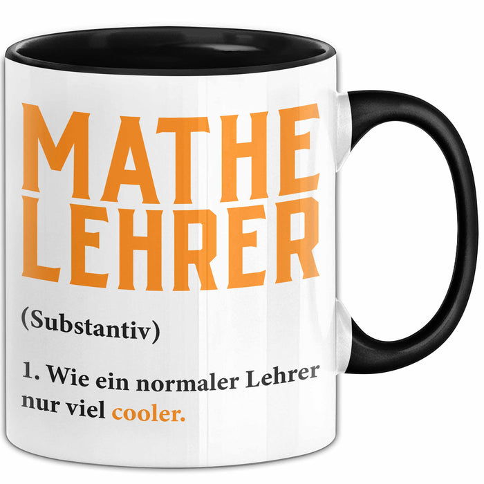 Mathematiklehrer Unterricht Tasse Geschenk Lustige Geschenkidee Spruch Mathe Lehrer Trendation
