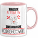 Rodeo-Cowgirl Tasse Geschenk Becher Stark Attraktiv Furchtlos Rodeo-Cowgirl Lustige Geschenkidee Rosa Trendation