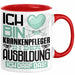 Krankenpfleger Ausbildung Tasse Geschenk Ich Bin Krankenpfleger In Der Ausbildung Ich Darf Das Geschenkidee Spruch Rot Trendation