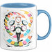 Projektmanager Tasse Geschenk Lustige Geschenkidee Spruch Für Deadline Jongleure Blau Trendation