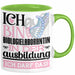 Biologielaborantin Ausbildung Start Geschenk Tasse Ich Bin Biologielaborantin In Der Ausbildung Ich Darf Das Kaffee-Becher Geschenkidee Grün Trendation