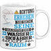 Wasserskifahrer Geschenk Tasse Lustiger Spruch Erheben Sie Sich Der Wasserskifahrer Betritt den Raum Weiß Trendation