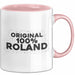 Roland Tasse Original 100% Roland Geschenk Rosa Trendation