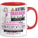 Karatesportlerin Tasse Geschenk Lustiger Spruch Bitte Erheben Sie Sich Seine Majestät Die Karatesportlerin Betritt Den Raum Rot Trendation