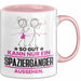Spaziergänger Geschenk Tasse So Gut Kann Nur Ein Spaziergänger Aussehen Geschenkidee Kaffee-Becher Rosa Trendation