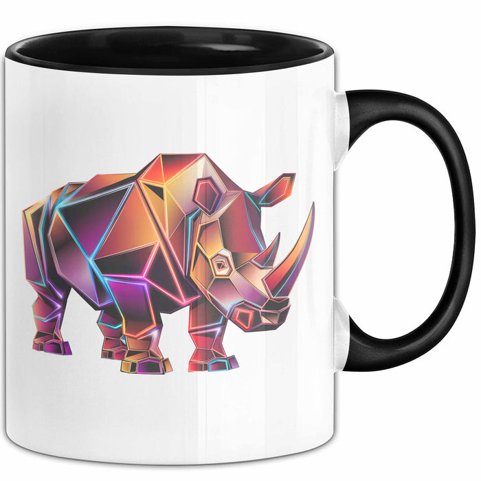 Nashorn Tasse Geschenk Lustige Geschenkidee Spruch Schwarz Trendation