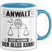 Anwalt Tasse Geschenk für Anwalt Der Mann Der Alles Kann Geschenkidee zum Geburtstag Blau Trendation