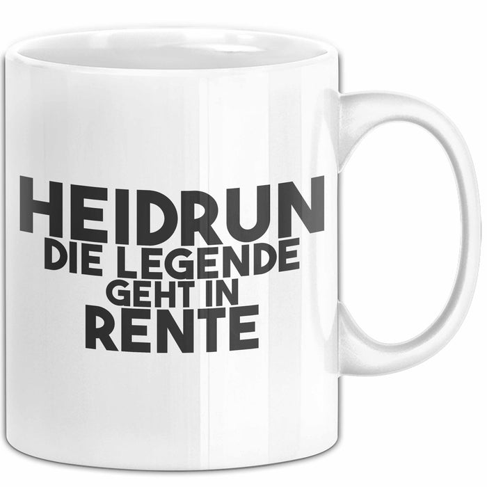 Heidrun Tasse Heidrun – Die Legende Geht In Rente Geschenk