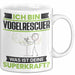 Vogelrescuer Tasse Geschenk für Vogelrescuer Geburtstag Lustiger Spruch Kaffee-Becher Was Ist Deine Superkraft Weiß Trendation