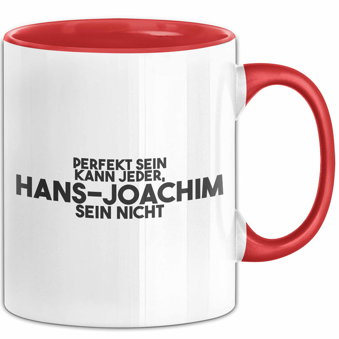 Hans-Joachim Tasse Perfekt Sein Kann Jeder, Hans-Joachim Sein Nicht