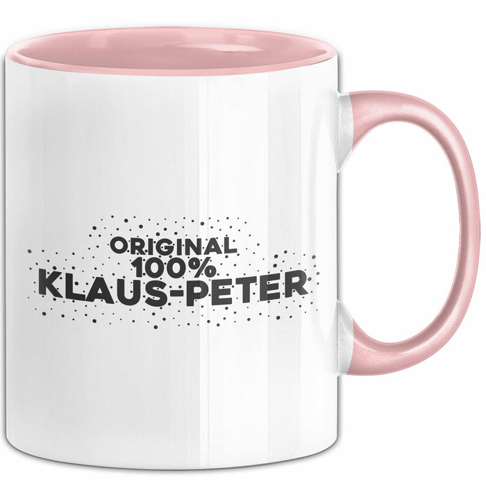 Klaus-Peter Tasse Original 100% Klaus-Peter Geschenk Rosa Trendation