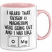 Chemielehrer Unterricht Tasse Geschenk Lustige Geschenkidee Spruch Ich Habe Gehört Dass Sauerstoff & Magnesium Ausgehen Rosa Trendation