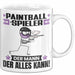 Paintballspieler Tasse Geschenk für Paintballspieler Der Mann Der Alles Kann Geschenkidee zum Geburtstag Weiß Trendation