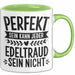 Edeltraud Tasse Geschenk Perfekt Sein Kann Jeder Geschenkidee Geburtstag Grün Trendation