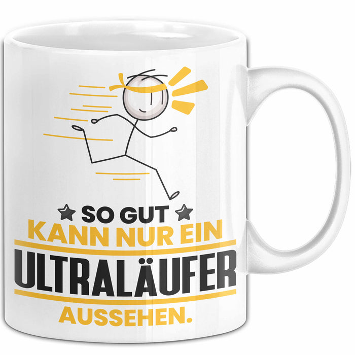 Ultraläufer Geschenk Tasse So Gut Kann Nur Ein Ultraläufer Aussehen Geschenkidee Kaffee-Becher Weiß Trendation