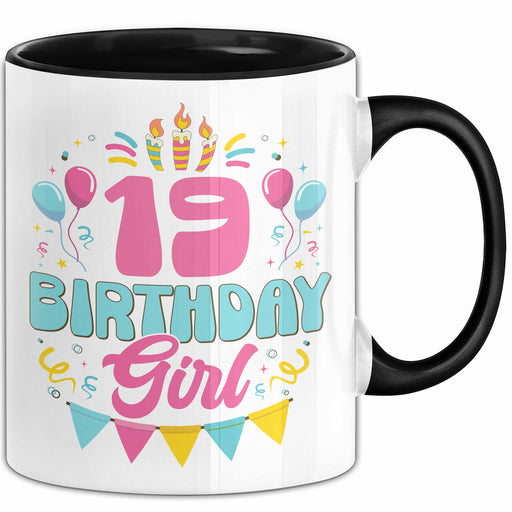 19. Geburtstag Tasse Frauen Mädchen Geschenkidee Lustig 19 Birthday Girl Lustiger Spruch Trendation