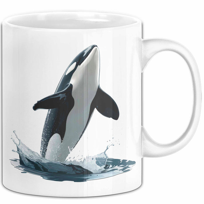 Wal Tier Tasse Geschenk Lustige Geschenkidee Spruch Weiß Trendation