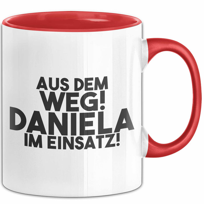 Daniela Tasse Aus Dem Weg! Daniela Im Einsatz! Geschenk