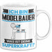 Modelbauer Tasse Geschenk für Modelbauer Geburtstag Lustiger Spruch Kaffee-Becher Was Ist Deine Superkraft Weiß Trendation