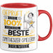 Beste Synthesizer-Spielerin Der Welt Tasse Geschenk für Eine Synthesizer-Spielerin Geprüft Und Sicher Geschenkidee Geburtstag Weihnachten Rot Trendation