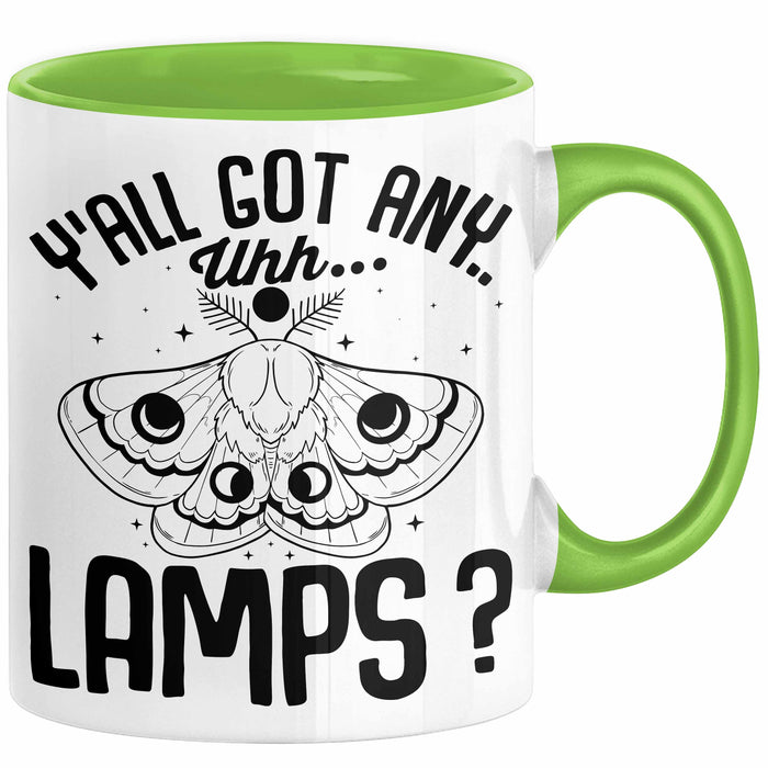 Dank Meme Tasse Geschenk Y'all Got Any Lamps Grün Trendation